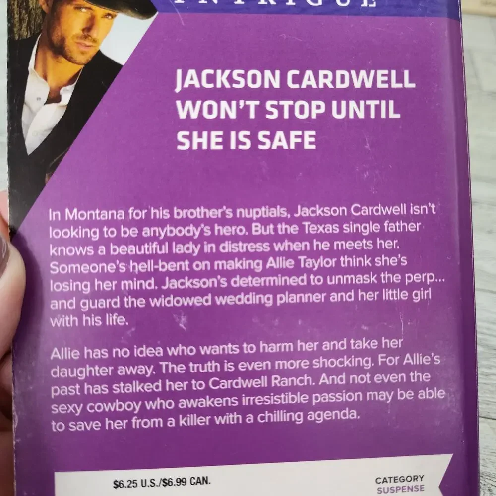 Wedding Cardwell Ranch LARGER PRINT‎ BJ Daniels 2014 Harlequin Intrigue Romance
